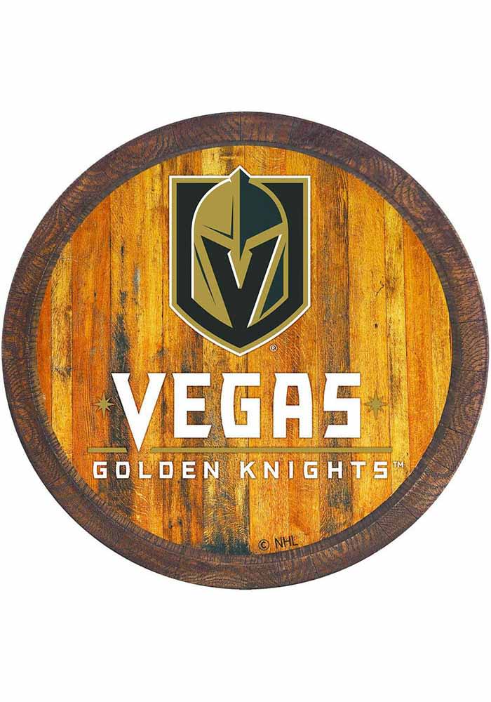 Vegas Golden Knights Faux Barrel Top Sign