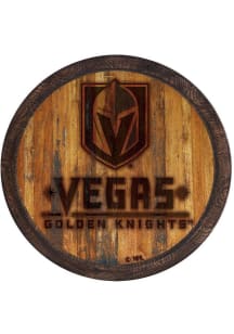 The Fan-Brand Vegas Golden Knights Branded Faux Barrel Top Sign