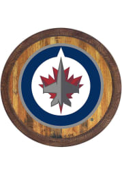 Winnipeg Jets Faux Barrel Top Sign