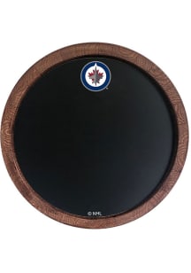 The Fan-Brand Winnipeg Jets Chalkboard Faux Barrel Top Sign