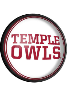 The Fan-Brand Temple Owls Round Slimline Lighted Wall Sign