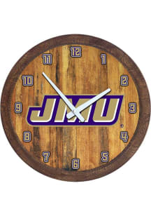 James Madison Dukes Faux Barrel Top Wall Clock