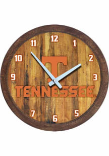 Tennessee Volunteers Faux Barrel Top Wall Clock