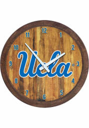 UCLA Bruins Faux Barrel Top Wall Clock