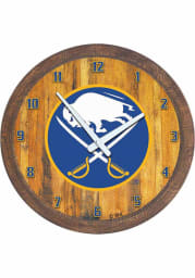 Buffalo Sabres Faux Barrel Top Wall Clock