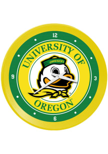 Oregon Ducks Ribbed Frame Wall Clock