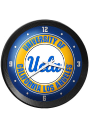 UCLA Bruins Ribbed Frame Wall Clock