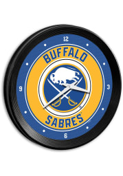 Buffalo Sabres Ribbed Frame Wall Clock