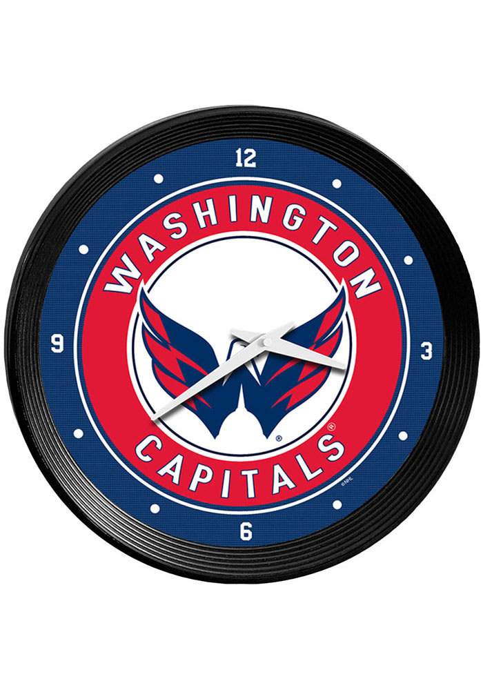 Washington Capitals Ribbed Frame Wall Clock