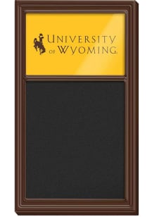 The Fan-Brand Wyoming Cowboys University Logo Chalk Noteboard Sign