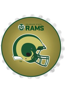 The Fan-Brand Colorado State Rams Helmet Bottle Cap Wall Sign