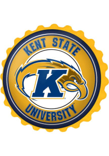 The Fan-Brand Kent State Golden Flashes Bottle Cap Wall Sign