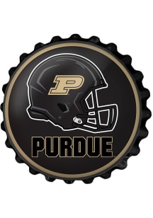 The Fan-Brand Purdue Boilermakers Helmet Bottle Cap Wall Sign