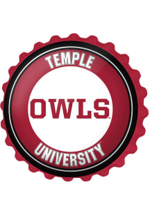 The Fan-Brand Temple Owls Bottle Cap Wall Sign