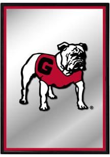 The Fan-Brand Georgia Bulldogs University Framed Mirrored Wall Sign