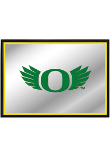 The Fan-Brand Oregon Ducks Winged Logo Framed Mirrored Wall Sign