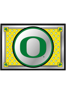The Fan-Brand Oregon Ducks Team Spirit Framed Mirrored Wall Sign