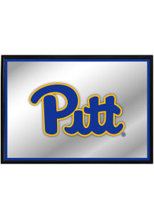 The Fan-Brand Pitt Panthers Framed Mirrored Wall Sign