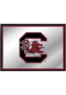 The Fan-Brand South Carolina Gamecocks Framed Mirrored Wall Sign