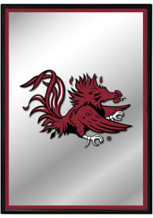 The Fan-Brand South Carolina Gamecocks Mascot Framed Mirrored Wall Sign