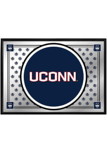 The Fan-Brand UConn Huskies Team Spirit Framed Mirrored Wall Sign
