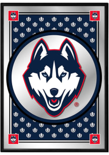 The Fan-Brand UConn Huskies Mascot Team Spirit Mirrored Wall Sign