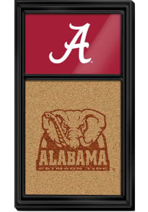 The Fan-Brand Alabama Crimson Tide Dual Logo Cork Noteboard Sign
