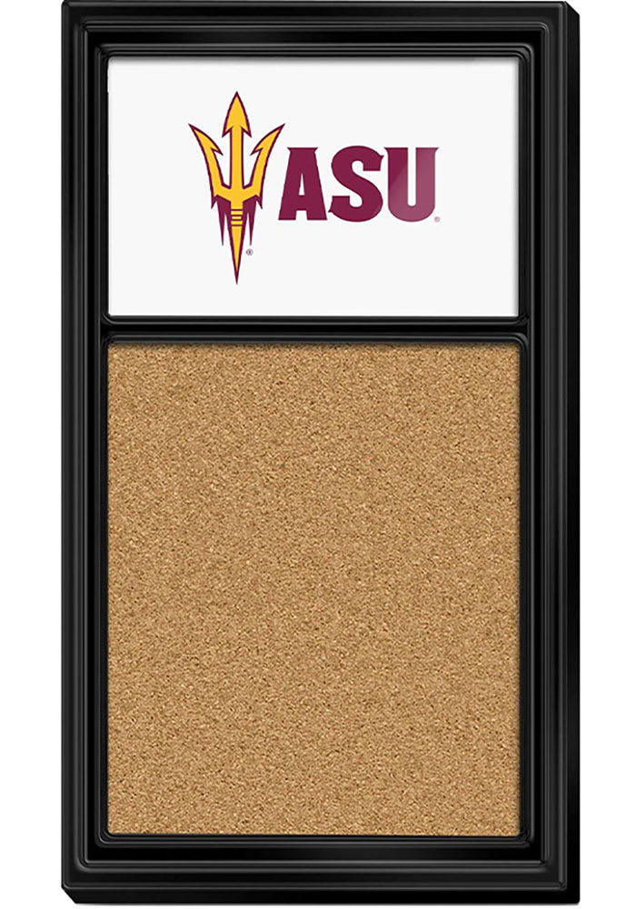 Arizona State Sun Devils ASU Cork Noteboard Sign