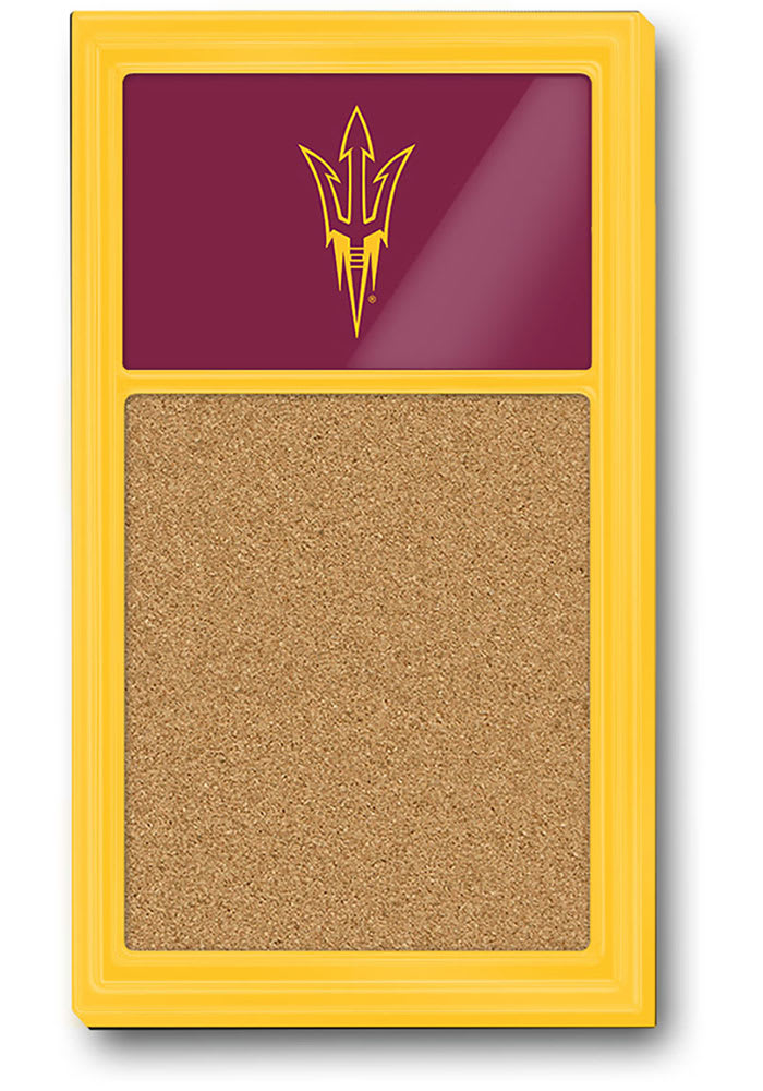 Arizona State Sun Devils Cork Noteboard Sign