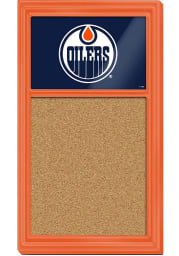 Edmonton Oilers Cork Noteboard Sign