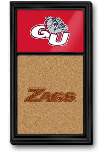The Fan-Brand Gonzaga Bulldogs Dual Logo Cork Noteboard Sign