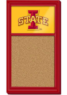 The Fan-Brand Iowa State Cyclones Cork Noteboard Sign
