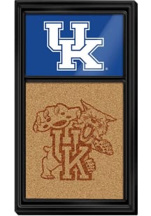 The Fan-Brand Kentucky Wildcats Dual Logo Cork Noteboard Sign