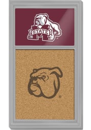 Mississippi State Bulldogs Bully Cork Noteboard Sign