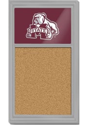 Mississippi State Bulldogs Bully Cork Noteboard Sign