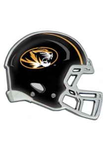 Missouri Tigers Domed Helmet Car Emblem - Black