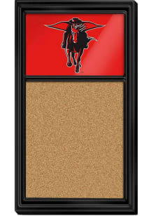 The Fan-Brand Texas Tech Red Raiders Masked Rider Cork Noteboard Sign
