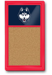 UConn Huskies Mascot Cork Noteboard Sign