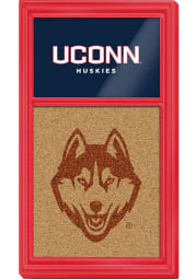 UConn Huskies Dual Logo Cork Noteboard Sign