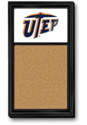 UTEP Miners Cork Noteboard Sign