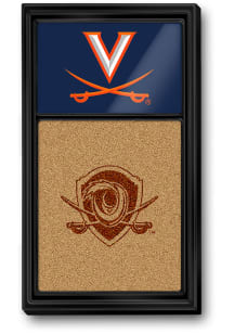 The Fan-Brand Virginia Cavaliers Dual Logo Cork Noteboard Sign