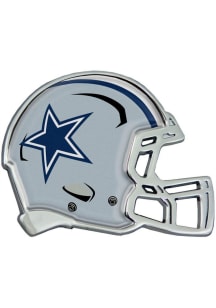 Dallas Cowboys Domed Helmet Car Emblem - Grey