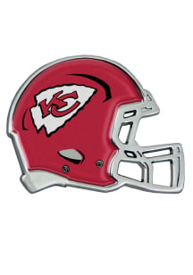 Kansas City Chiefs Domed Helmet Car Emblem - Red