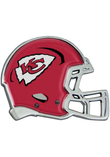 Kansas City Chiefs Domed Helmet Car Emblem - Red