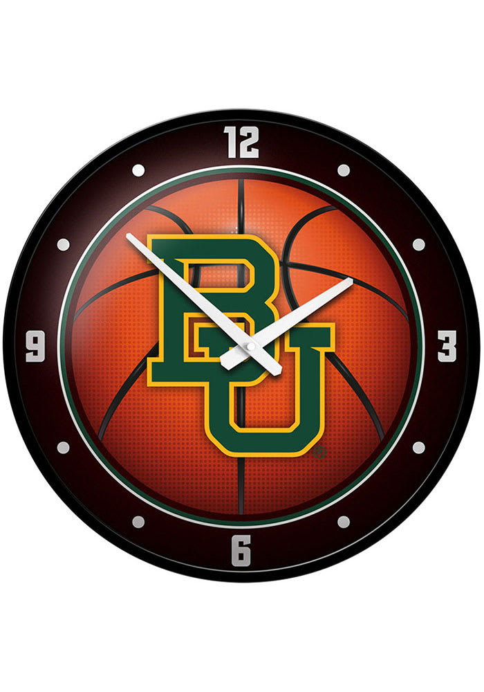 Baylor Bears Basketball Modern Disc Wall Clock