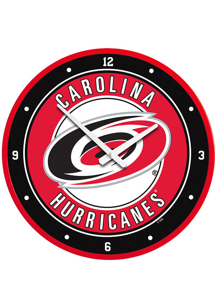 Carolina Hurricanes Modern Disc Wall Clock