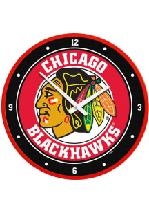 Chicago Blackhawks Modern Disc Wall Clock