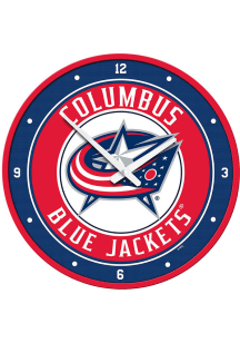 Columbus Blue Jackets Modern Disc Wall Clock