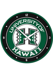 Hawaii Warriors Modern Disc Wall Clock