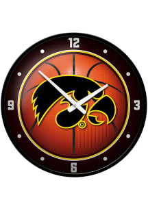 Iowa Hawkeyes Basketball Modern Disc Wall Clock